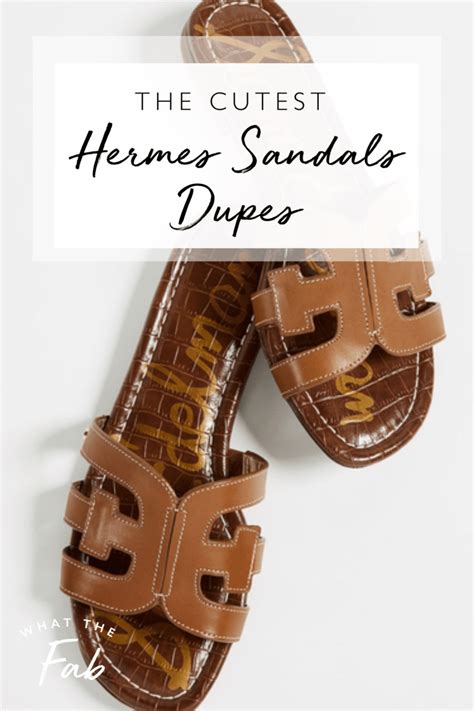 The CUTEST Hermes Sandals Dupes That Won't Break The 